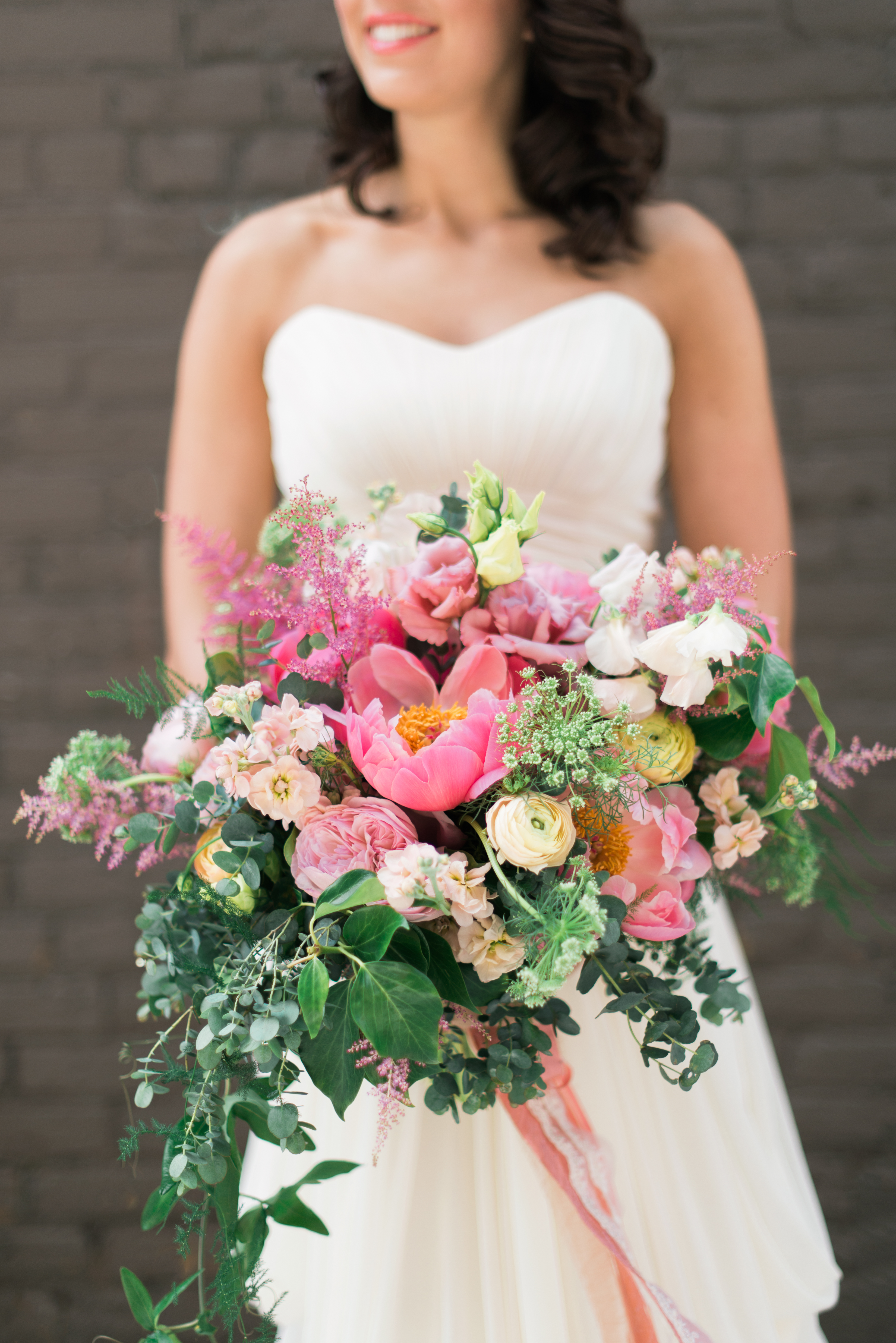Coral Charm Peony Bouquet Dandie Andie Floral Designs Mississauga, ON