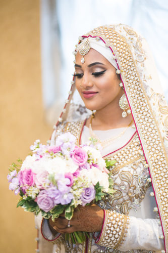 canadian wedding, lavender bouquet