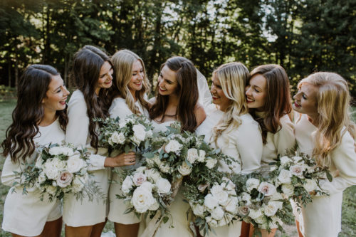 garden rose bouquet,